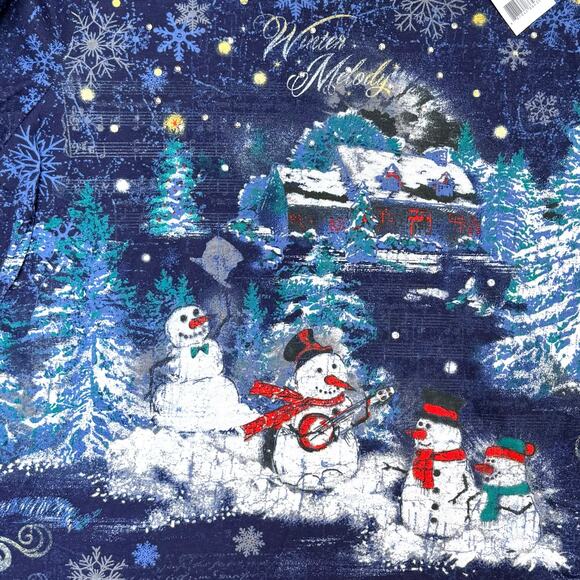 Vintage IB Diffusion Sears Christmas Winter Shirt Womens S NWT - Picture 3 of 12